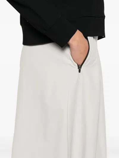 Herno Wide-leg Trousers In White