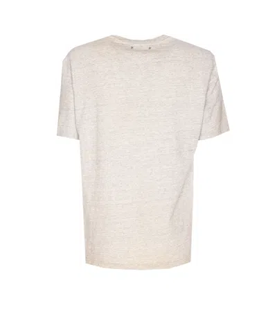 Golden Goose Regular Fit Vintage Treatment Slub Jersey T-shirt In Neutral