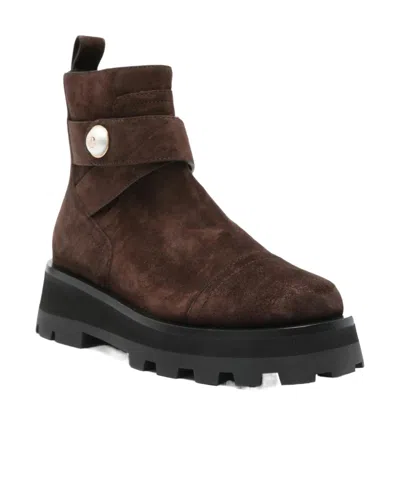 Jimmy Choo Meena Flat In Brown