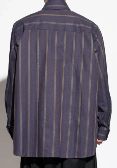 Vivienne Westwood Orb-embellishment Stripe-pattern Shirt In Multi