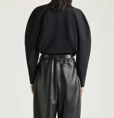 Givenchy Womens Black Brand-intarsia Round-neck Wool And Cashmere Sweater