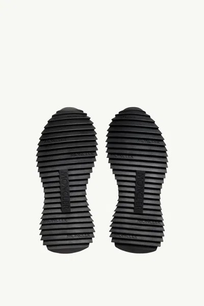 Moncler Pacey2 Suede And Nubuck Low-top Sneakers In Black