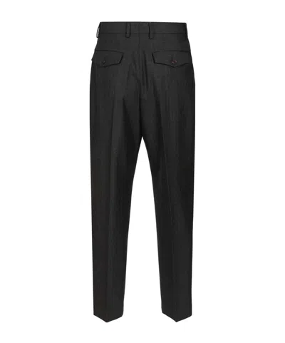 Dries Van Noten Phoenix Regular Fit Trousers Grey In Gray