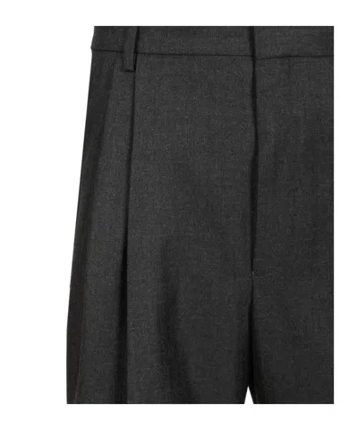 Dries Van Noten Phoenix Regular Fit Trousers Grey In Gray