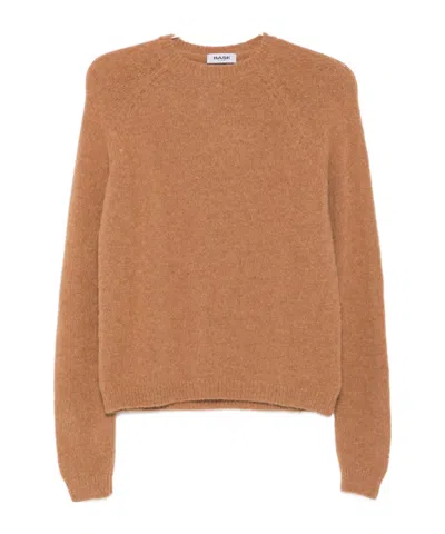 Baserange Ribbed Crewneck Sweater In Neutral