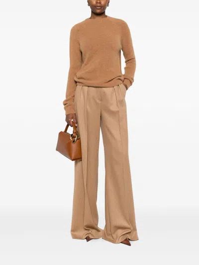 Baserange Ribbed Crewneck Sweater In Neutral