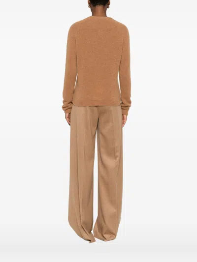 Baserange Ribbed Crewneck Sweater In Neutral