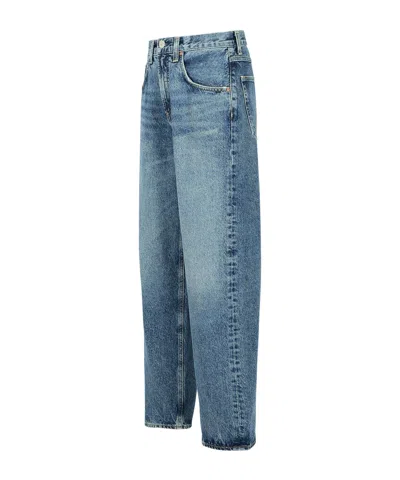 Agolde Straight-leg Jeans In Blue