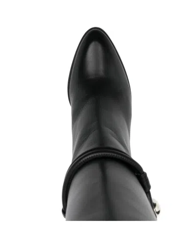 Isabel Marant Ieva Button Boots In Black