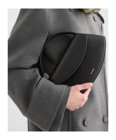 Jil Sander Small Crossbody Bag Adjustable Strap In Black