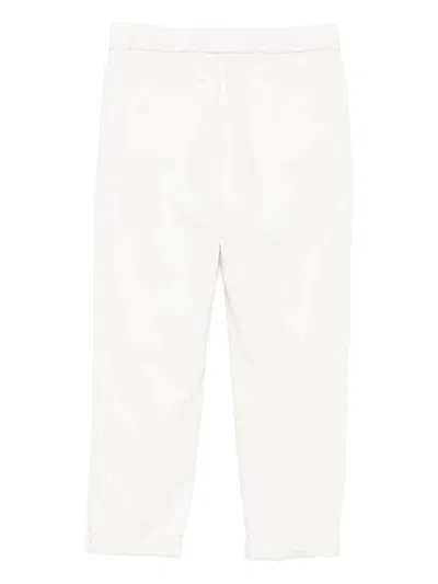 Brunello Cucinelli Drawstring Pants In White