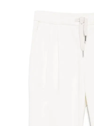 Brunello Cucinelli Drawstring Pants In White