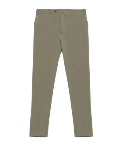 Canali Pressed-crease Trousers In Neutral