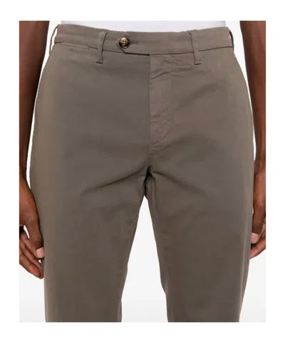 Canali Tapered Trousers In Nude