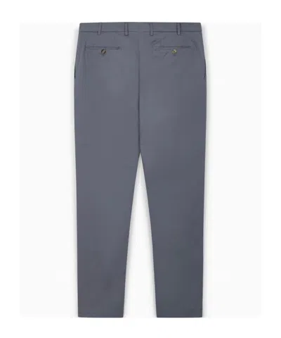 Canali Belt Loop Casual Pants In Gray