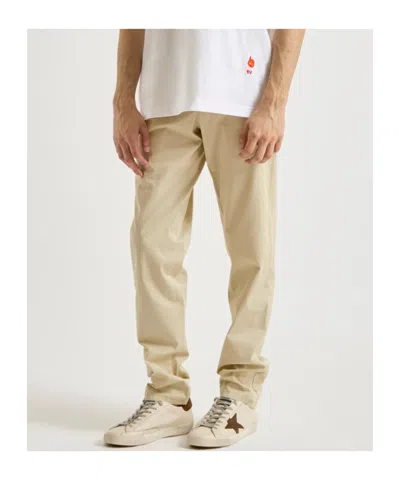 Canali Belt Loop Casual Pants In Nude