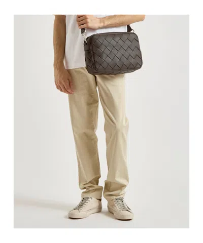 Canali Belt Loop Casual Pants In Nude