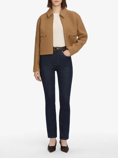 Frame Five-pocket Design Jeans In Blue