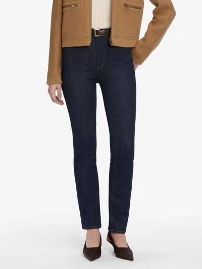 Frame Five-pocket Design Jeans In Blue