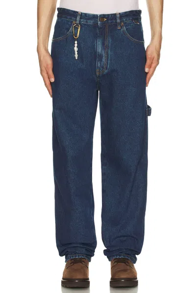 Darkpark Straight Leg Edi Jeans In Blue