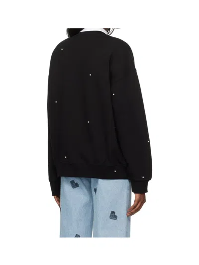 Kimhēkim Sweatshirt Mit Perlenverzierung In Black