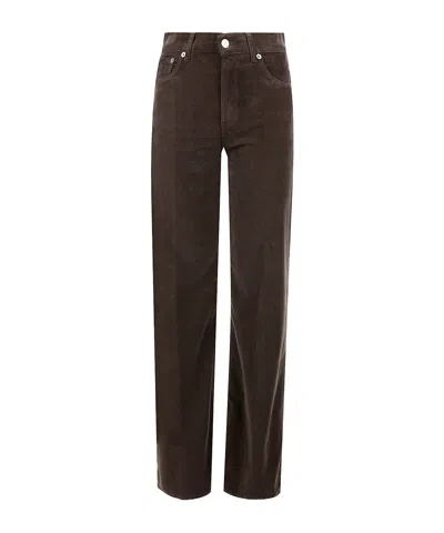 Dondup Trousers In Brown
