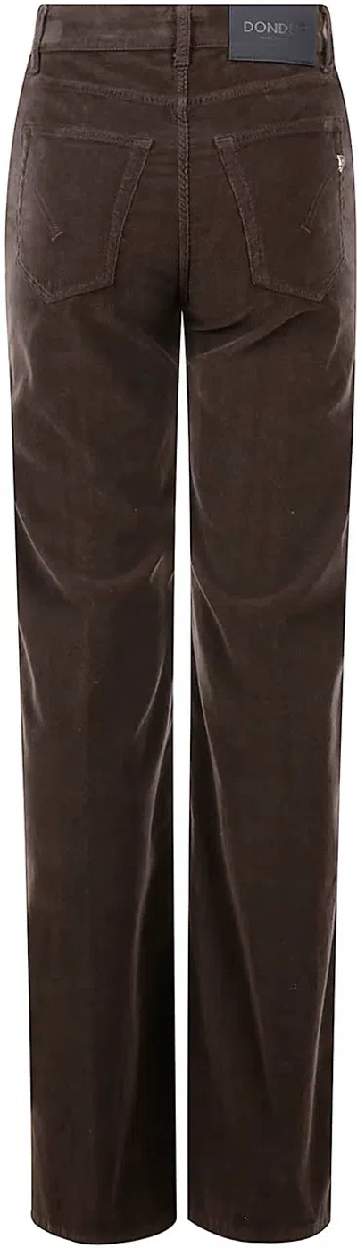 Dondup Trousers In Brown