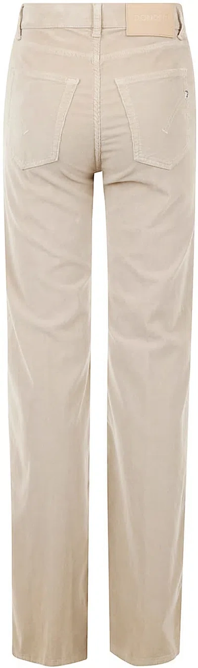 Dondup Trousers In Neutral
