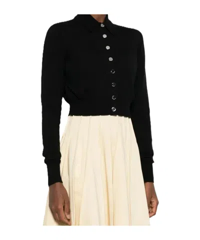 Sportmax Perseus Black Cardigan In Black