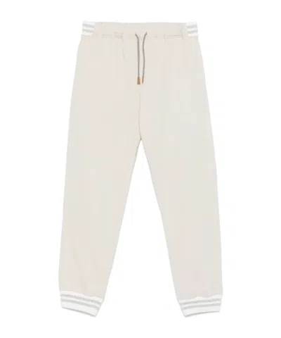 Eleventy Cashmere Track Pants In Neutral