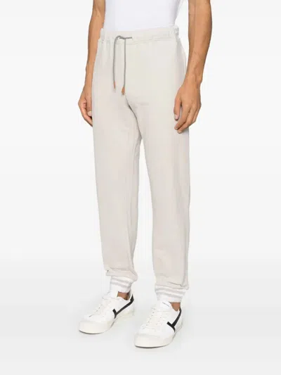 Eleventy Cashmere Track Pants In Neutral