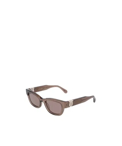 Ferragamo Sunglasses In Brown