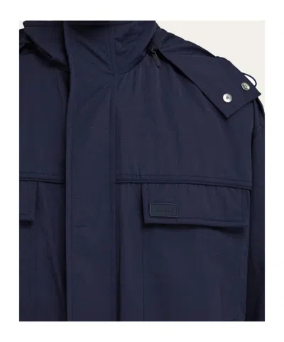 Ferragamo Utility Jacket In Blue