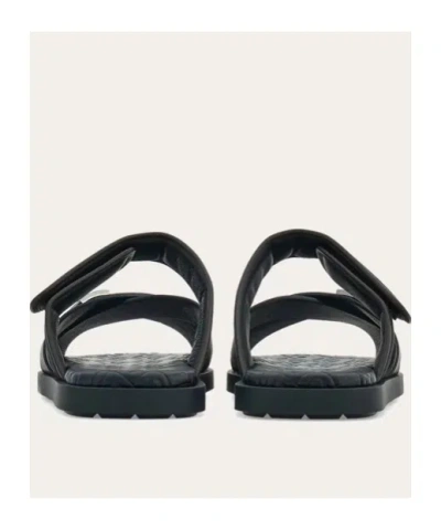Ferragamo Cross-strap Sandals In Black