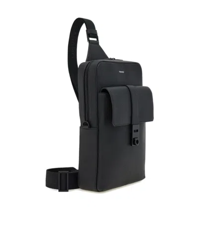 Ferragamo Twins Crossbody Bag In Black