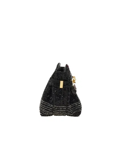 Ferragamo Hug Soft Crossbody Bag With Sequins (xs) In Multi