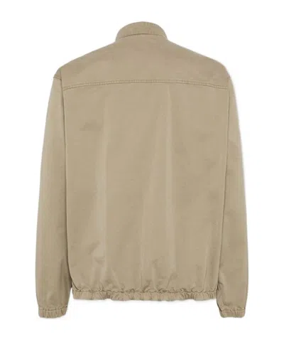 Dsquared2 Zip-pocket Button-fastening Jacket In Brown
