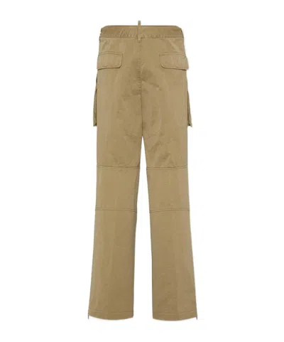 Dsquared2 Cargo Trousers In Green