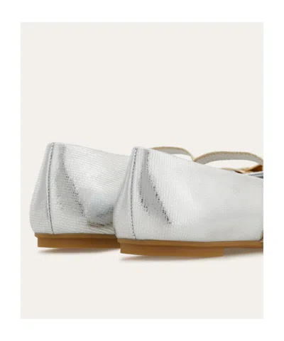 Ferragamo New Vara Plate Ballet Flat In Multi