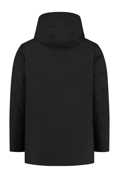 Woolrich Arctic Stretch Down Parka In Black