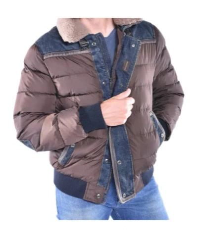 Moorer Bomber Jacket In Brown