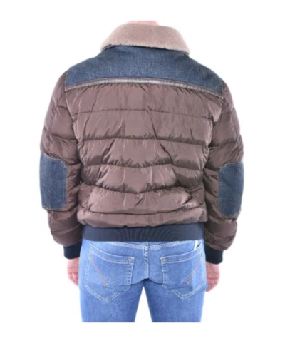 Moorer Bomber Jacket In Brown