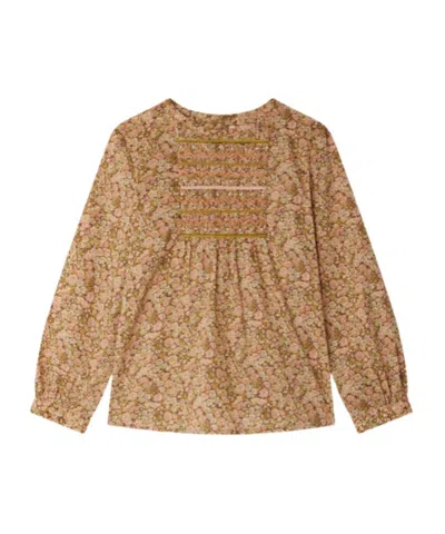 Bonpoint Long Sleeve Top In Brown