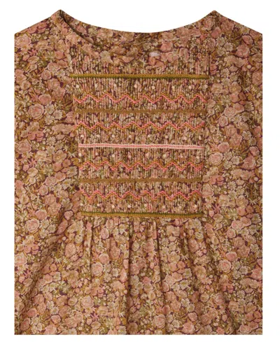 Bonpoint Long Sleeve Top In Brown