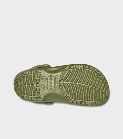 Crocs Classic Mens Clogs Colour: Plaster, Size: 8 In Green