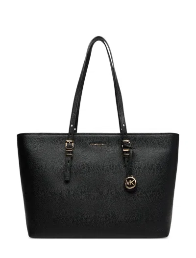 Michael Kors Refined Everyday Accessory With Adjustable Handles In Black
