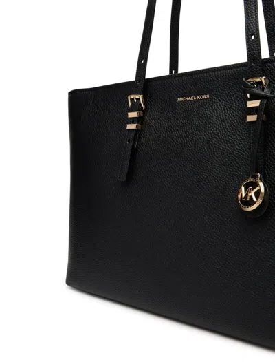 Michael Kors Refined Everyday Accessory With Adjustable Handles In Black