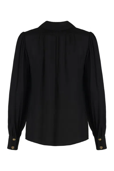 Elisabetta Franchi Viscose Shirt In Black