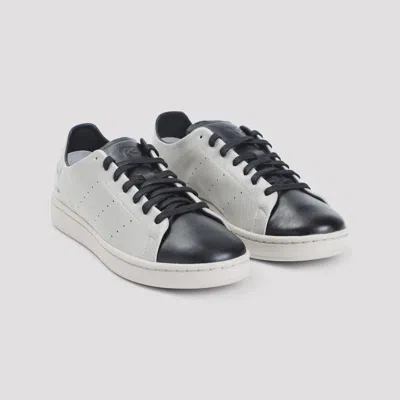 Y-3 Low-top Sneakers In Premium Calf Leather With Rubber Sole In Brown