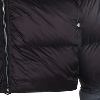 Rick Owens Black Porterville Jumbo Hooded Peter Down Jacket In Black